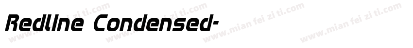 Redline Condensed字体转换